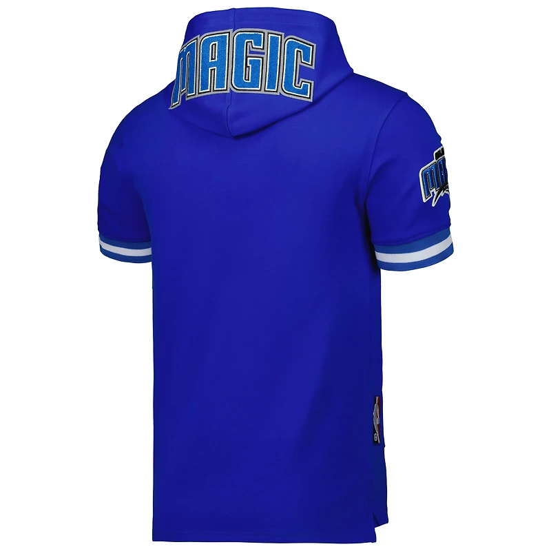 Men's Pro Standard Paolo Banchero Royal Orlando Magic Name & Number Short Sleeve Pullover Hoodie