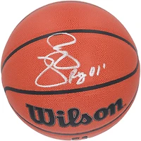 Ballon de basket-ball d'intérieur/extérieur Wilson Authentic Series autographié par Mike Miller Orlando Magic avec inscription « ROY 01 »