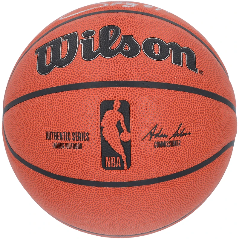Ballon de basket-ball d'intérieur/extérieur Wilson Authentic Series autographié par Mike Miller Orlando Magic avec inscription « ROY 01 »