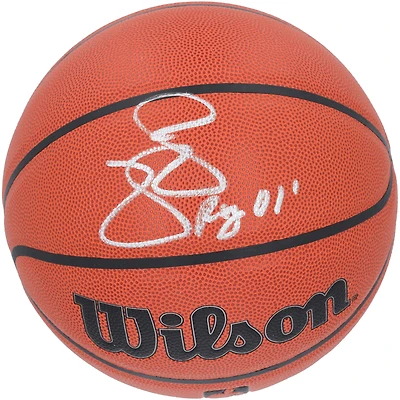 Ballon de basket-ball d'intérieur/extérieur Wilson Authentic Series autographié par Mike Miller Orlando Magic avec inscription « ROY 01 »