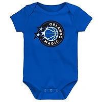 Body bleu pour nouveau-né Outerstuff avec logo principal Orlando Magic