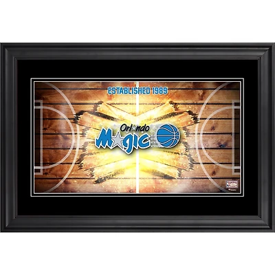 Orlando Magic Framed 10" x 18" Hardwood Classics Panoramic Photograph