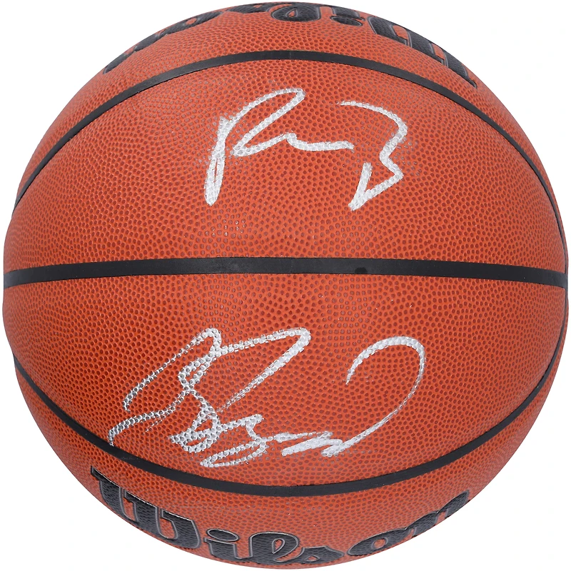 Ballon de basket-ball intérieur/extérieur Wilson Authentic Series autographié par Paolo Banchero et Jalen Suggs, Orlando Magic