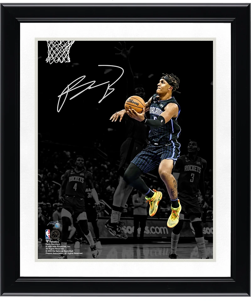 Paolo Banchero Orlando Magic Autographed 11" x 14" Spotlight Photograph