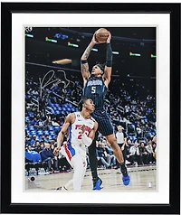 Paolo Banchero Orlando Magic Autographed 16" x 20" Dunk Vs. Detroit Pistons Photograph