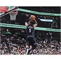 Photo dédicacée de Paolo Banchero (Orlando Magic) - Dunk contre les Wizards (40,6 x 50,8 cm)