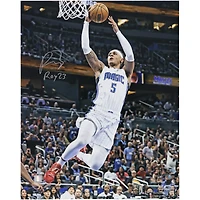 Photographie autographiée de 16" x 20" de Paolo Banchero Orlando Magic en blanc avec l'inscription "ROY 23"