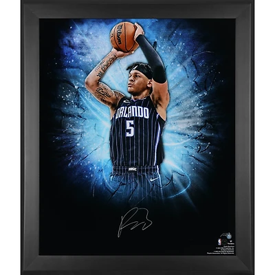 Photographie autographiée de 20" x 24" de Paolo Banchero, joueur des Orlando Magic