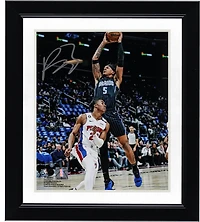 Paolo Banchero Orlando Magic Autographed 8" x 10" Dunk Vs. Detroit Pistons Photograph