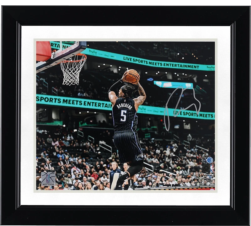 Paolo Banchero Orlando Magic Autographed 8" x 10" Dunk vs. Wizards Photograph
