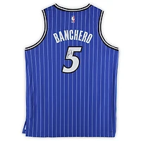 Paolo Banchero Orlando Magic Autographed Blue Nike 2025-26 Icon Edition Swingman Jersey