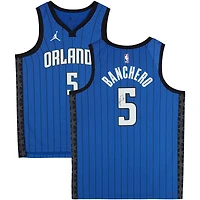 Paolo Banchero Orlando Magic Autographed Jordan Brand Blue 2023-24 Pinstripes Swingman Jersey