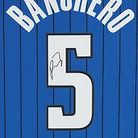 Paolo Banchero Orlando Magic Autographed Jordan Brand Blue 2023-24 Pinstripes Swingman Jersey