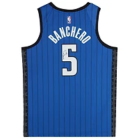 Paolo Banchero Orlando Magic Autographed Jordan Brand Blue 2023-24 Pinstripes Swingman Jersey