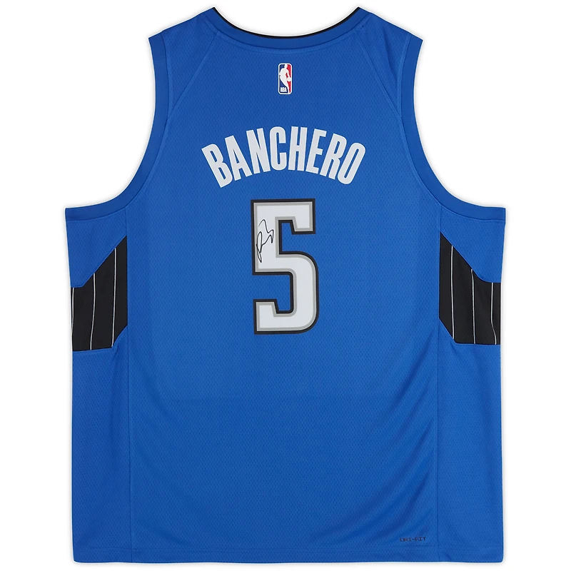 Paolo Banchero Orlando Magic Autographed Jordan Brand Blue Statement 2022-23 Swingman Jersey