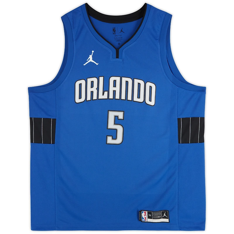 Paolo Banchero Orlando Magic Autographed Jordan Brand Blue Statement 2022-23 Swingman Jersey