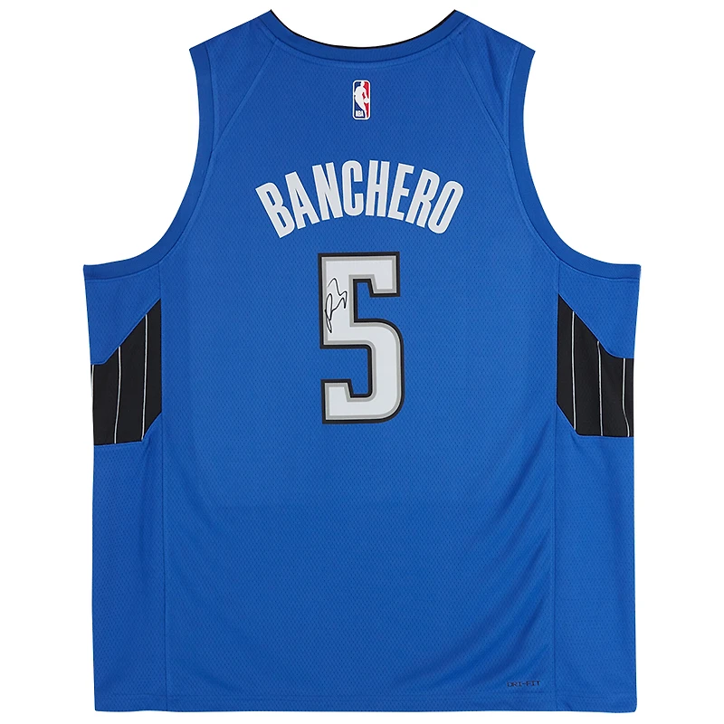 Paolo Banchero Orlando Magic Autographed Jordan Brand Blue Statement 2022-23 Swingman Jersey