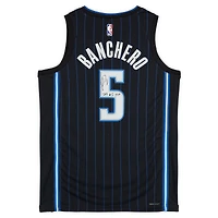 Maillot Nike Black Icon Swingman dédicacé par Paolo Banchero des Orlando Magic avec l'inscription « 2022 #1 Pick »