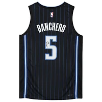 Paolo Banchero Orlando Magic Autographed Nike Black Icon Swingman Jersey