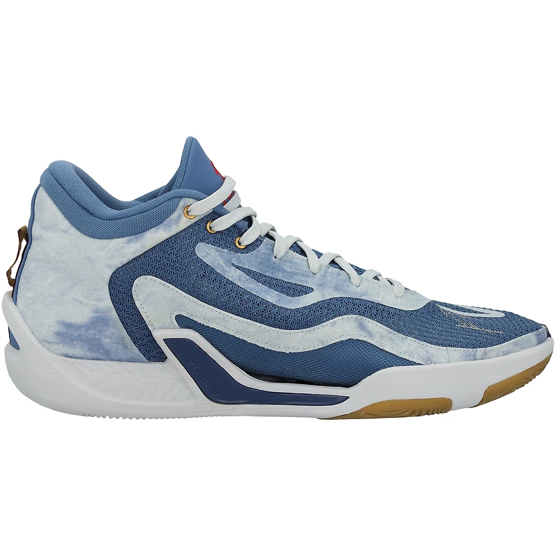 Chaussures Jordan bleues et blanches portées par Paolo Banchero (Orlando Magic) et autographiées lors de la saison NBA 2023-24