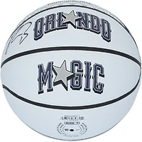 Ballon de basket-ball Wilson City Edition 2024-25 autographié par Paolo Banchero, Orlando Magic