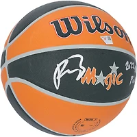 Ballon de basket standard Wilson City Edition dédicacé par Paolo Banchero, Orlando Magic, avec inscription « 2022 #1 Pick »