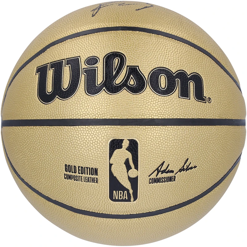Ballon de basket Wilson Gold autographié par Paolo Banchero Orlando Magic