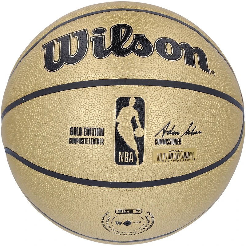 Ballon de basket Wilson Gold autographié par Paolo Banchero Orlando Magic
