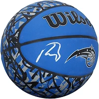 Ballon de basket Wilson Graffiti autographié par Paolo Banchero, Orlando Magic.