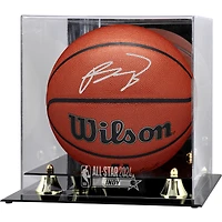 Paolo Banchero Orlando Magic Autographed Wilson Indoor/Outdoor Basketball with Golden Classic 2024 NBA All-Star Game Logo Display Case