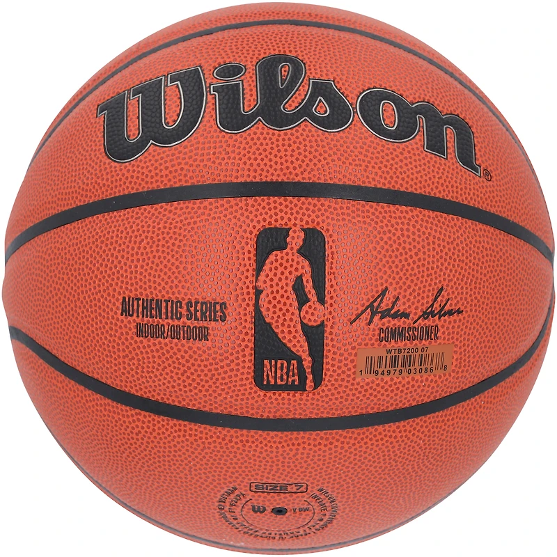 Ballon de basket Wilson autographié par Paolo Banchero Orlando Magic avec inscription « ROY 23 »