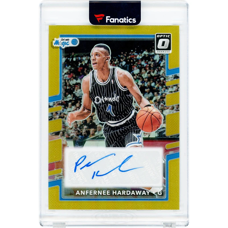 Penny Hardaway Orlando Magic Autographed 2024-25 Panini Donruss Optic Gold Prizm #RSS-HRD #5/10 Card