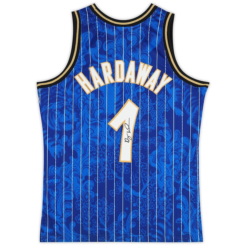 Penny Hardaway Orlando Magic Autographed Mitchell & Ness Blue 1994-95 Asian Heritage Swingman Jersey