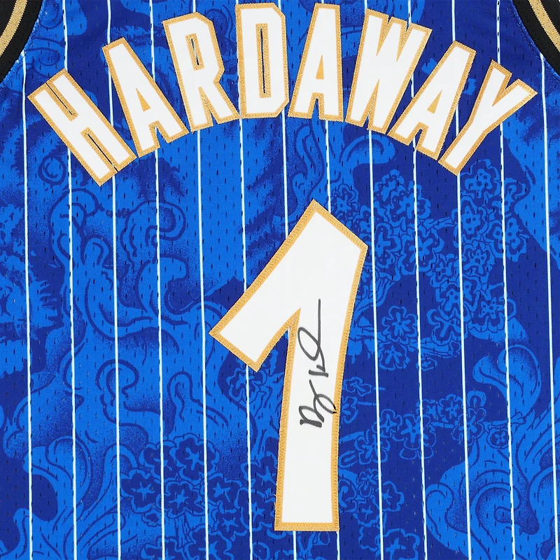 Penny Hardaway Orlando Magic Autographed Mitchell & Ness Blue 1994-95 Asian Heritage Swingman Jersey