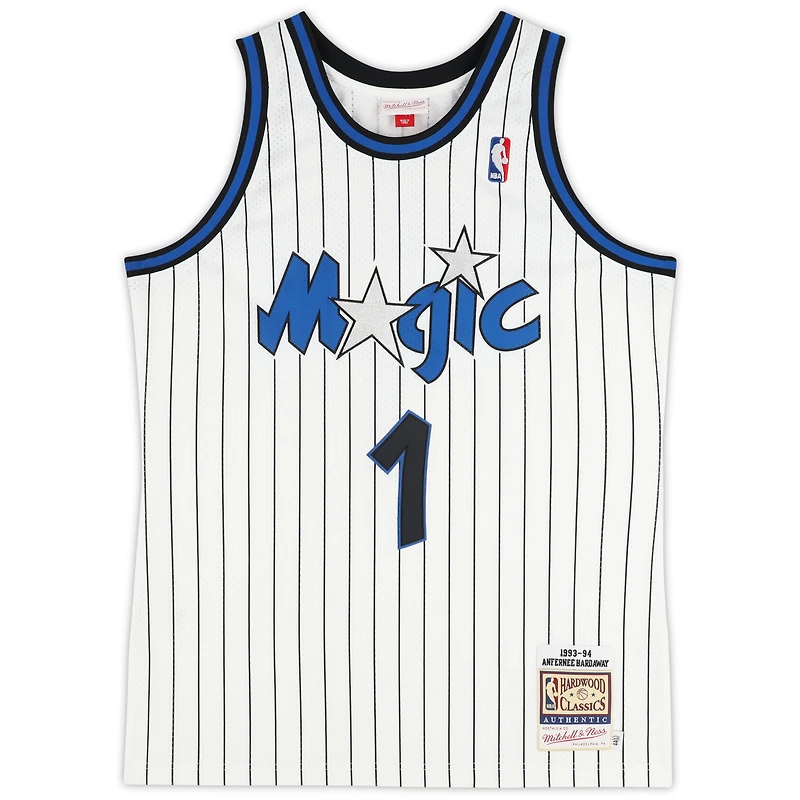 Penny Hardaway Orlando Magic Autographed Mitchell & Ness White 1993-94 Authentic Jersey