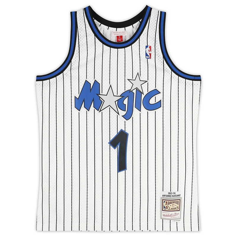 Penny Hardaway Orlando Magic Autographed Mitchell & Ness White 1993-94 Swingman Jersey