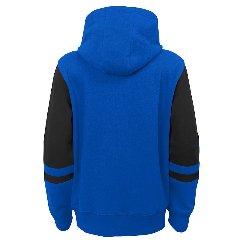 Sweat à capuche entièrement zippé bleu Orlando Magic Straight To The League pour enfants d'âge préscolaire
