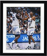 Shaquille O'Neal & Penny Hardaway Orlando Magic Autographed 16" x 20" Celebrating Photograph