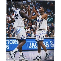 Shaquille O'Neal & Penny Hardaway Orlando Magic Autographed 16" x 20" Celebrating Photograph