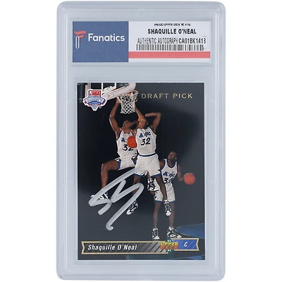 Carte de recrue Upper Deck #1B autographiée par Shaquille O'Neal des Orlando Magic en 1992