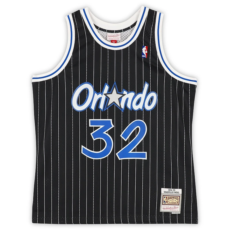 Shaquille O'Neal Orlando Magic Autographed Mitchell & Ness - Swingman Jersey with "HOF 16" Inscription