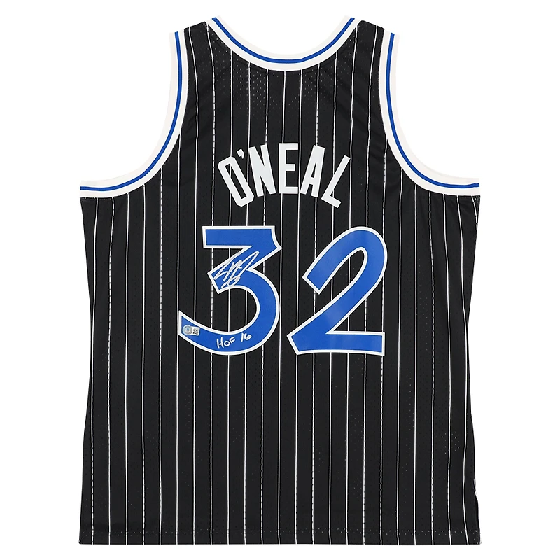 Shaquille O'Neal Orlando Magic Autographed Mitchell & Ness 1994-95 Swingman Jersey with "HOF 16" Inscription
