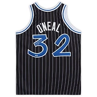 Shaquille O'Neal Orlando Magic Autographed Black Mitchell & Ness Authentic Jersey
