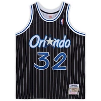 Shaquille O'Neal Orlando Magic Autographed Black Mitchell & Ness Authentic Jersey