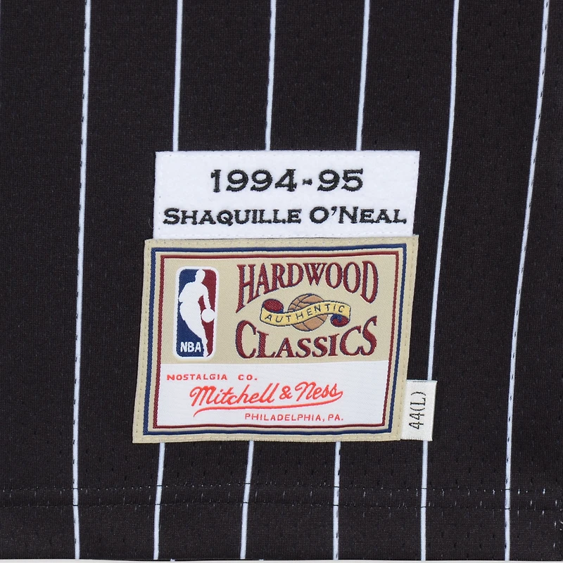 Shaquille O'Neal Orlando Magic Autographed Black Mitchell & Ness Authentic Jersey