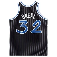 Shaquille O'Neal Orlando Magic Autographed Black Mitchell & Ness Authentic Jersey