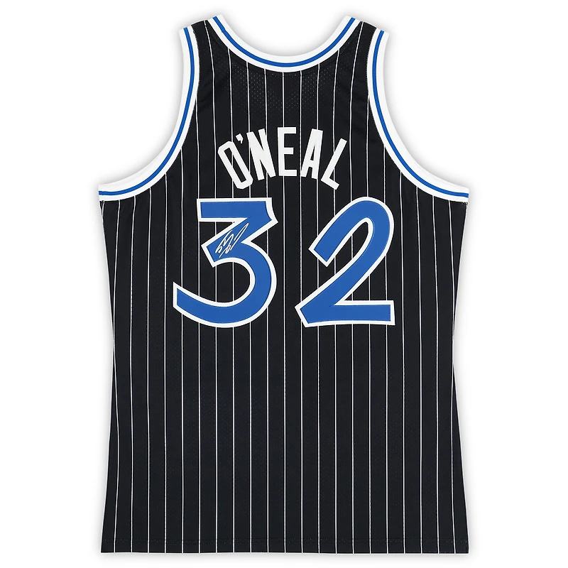 Shaquille O'Neal Orlando Magic Autographed Mitchell & Ness 1994-95 Black Authentic Jersey