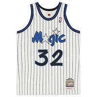 Maillot authentique autographié Mitchell & Ness Orlando Magic de Shaquille O'Neal en blanc 1993