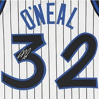 Maillot authentique autographié Mitchell & Ness Orlando Magic de Shaquille O'Neal en blanc 1993
