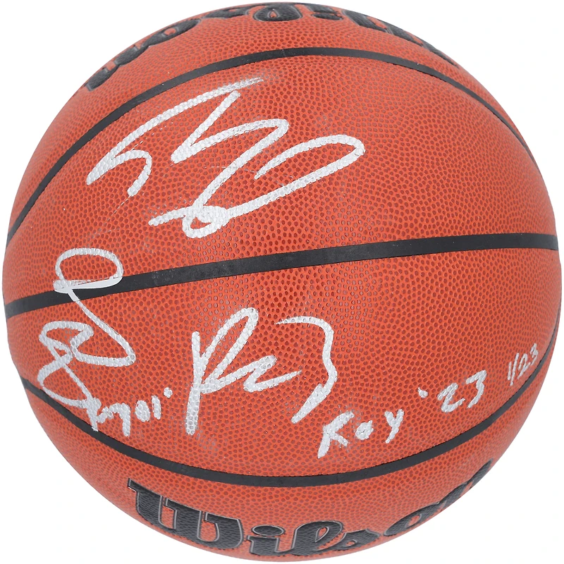 Shaquille O'Neal, Paolo Banchero and Mike Miller Orlando Magic Multi-Signed Wilson Authentic Series Indoor/Outdoor Basketball with "ROY 01" and "ROY '23" Inscriptions - Limited Edition #1 of 23